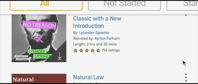 I found Rothbard and Spooner and people like that
