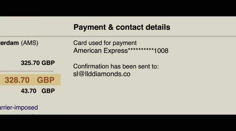 I get this confirmation from Simon Leviev at LLD Diamonds