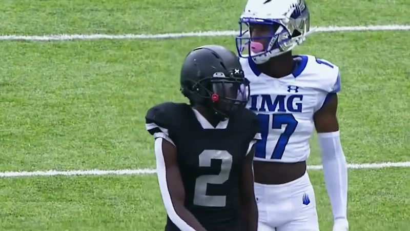 I go to the sideline, tell the coach