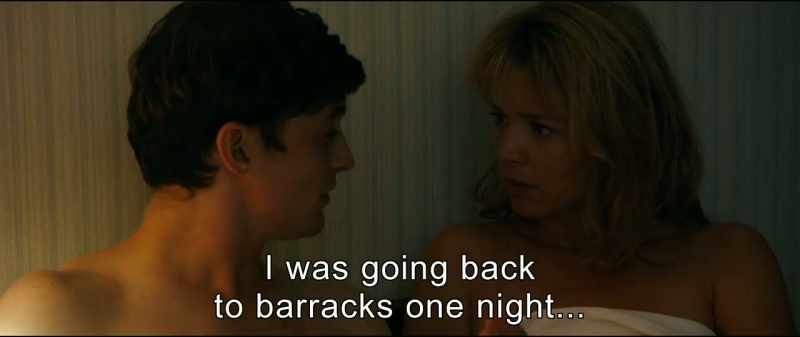 I was going back to barracks one night