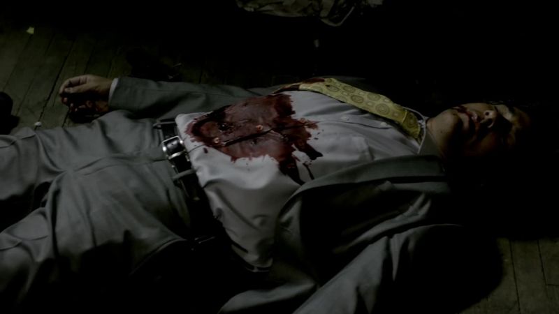 I got one dead and one wounded officer