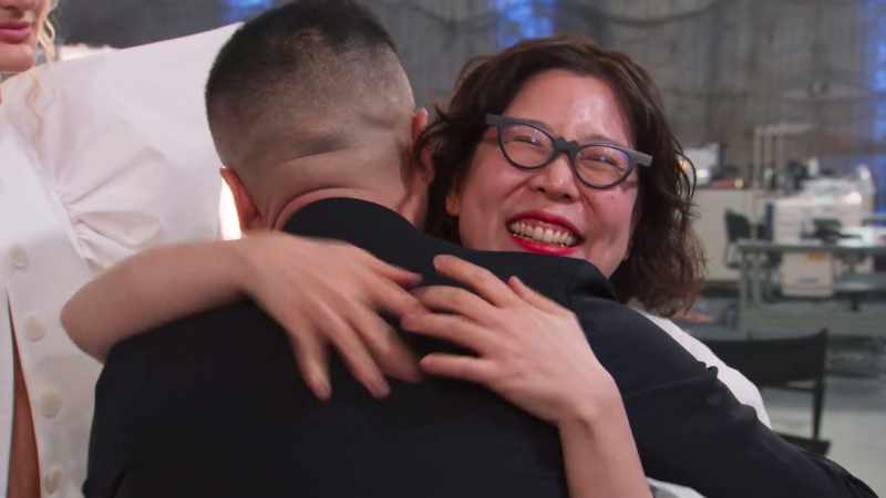 I gotta give you a hug. Oh, really?