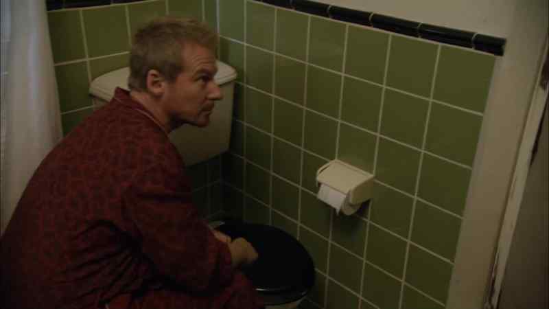 I gotta pee, Cleave. What's that under your nose?