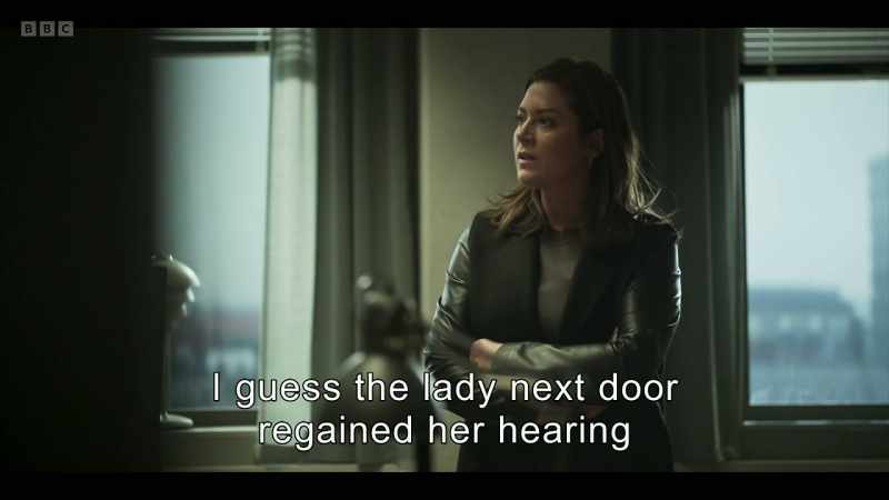 I guess the lady next door regained her hearing