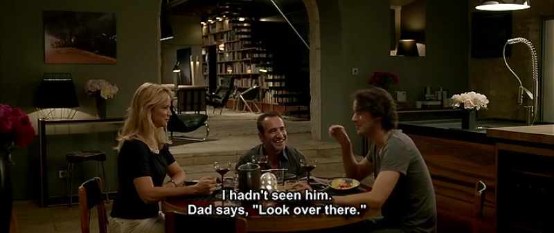 I hadn't seen him. Dad says, 