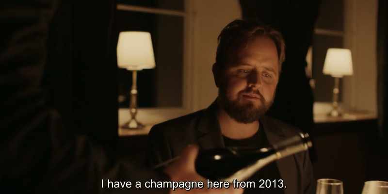 I have a champagne here from 2013