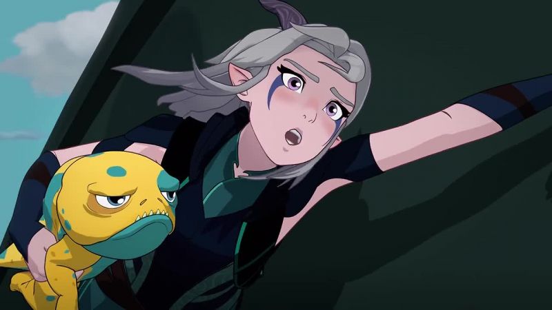 I have an idea. Rayla, jump!