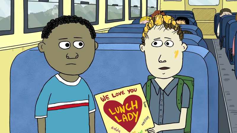 I have to apologize to the lunch lady