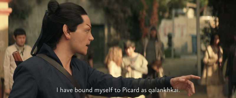 I have bound myself to Picard as qalankhkai