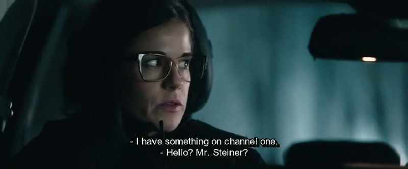 I have something on channel one. - Hello? Mr. Steiner?