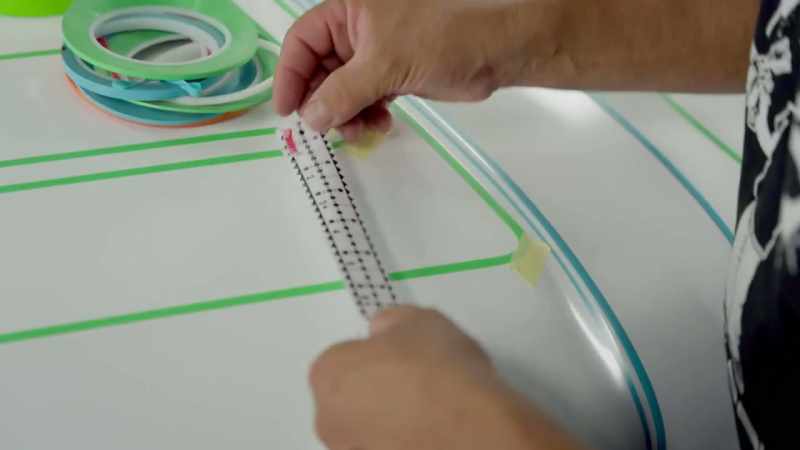 I have the stick-on measuring tape