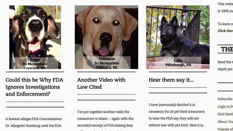 I hear from other pet owners