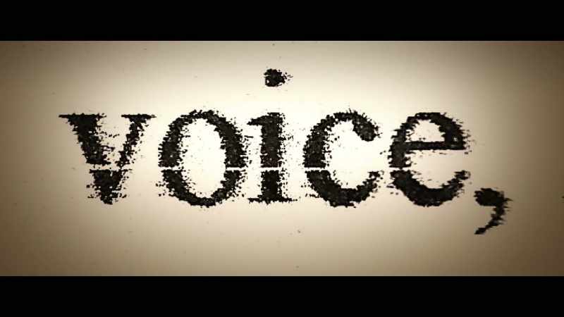 I heard a voice
