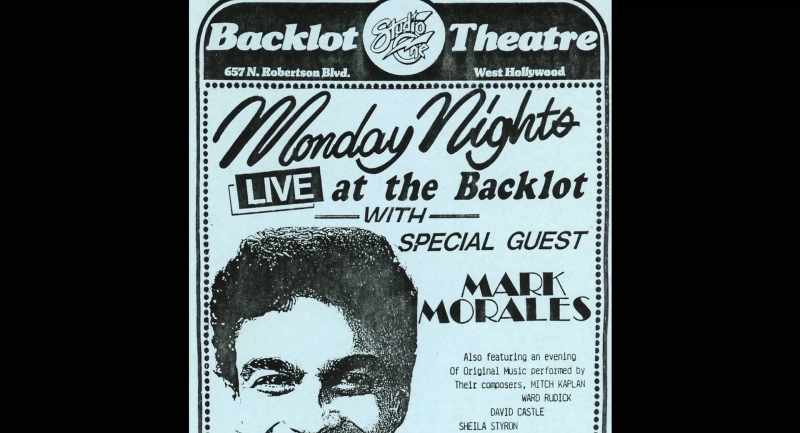 I heard about the open mic at the Backlot