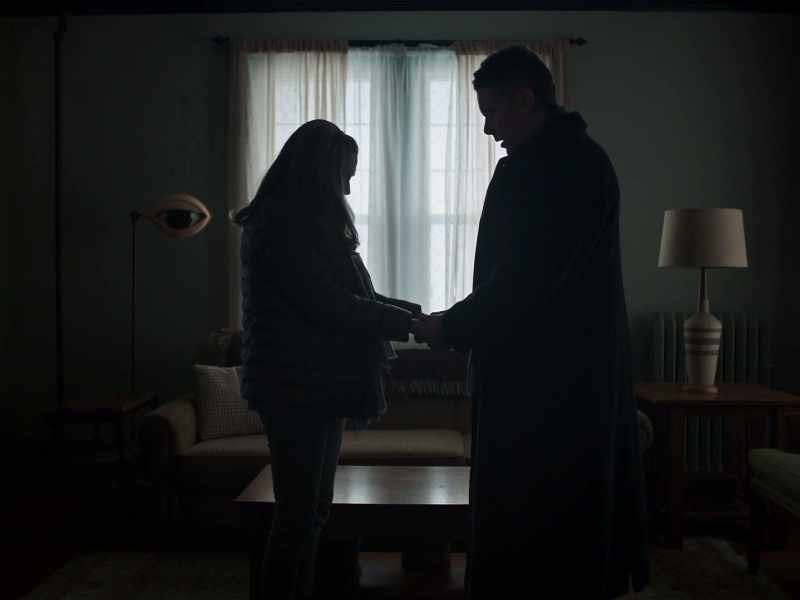 I held her hand, I spoke