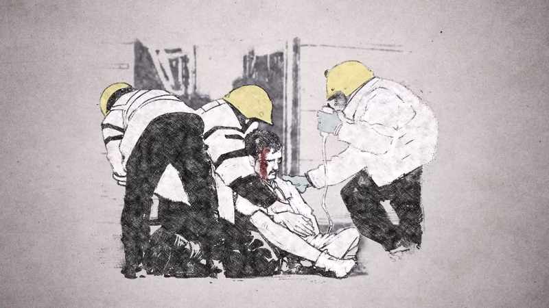 I was helping someone and my partner