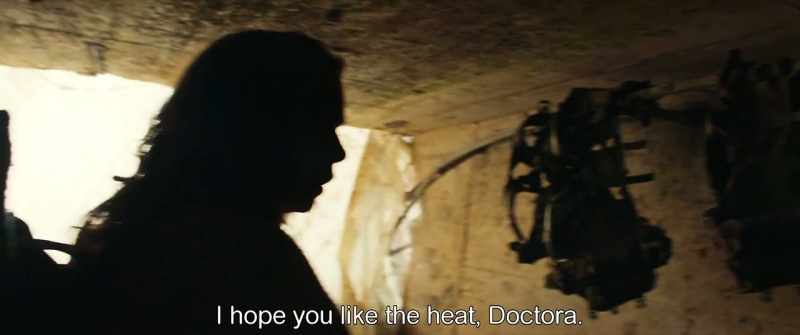 I hope you like the heat, Doctora