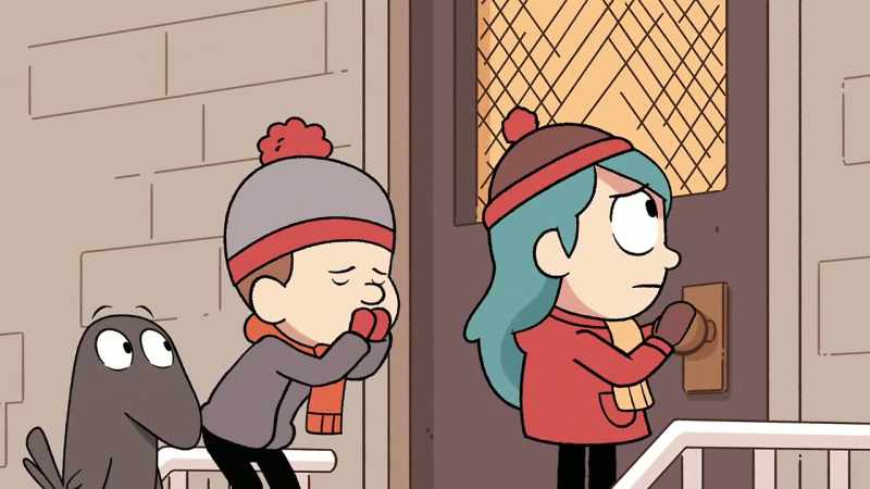 I hope she's okay. -[David blowing breath]