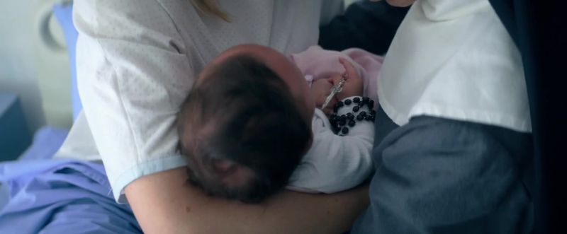 I only held her for a moment