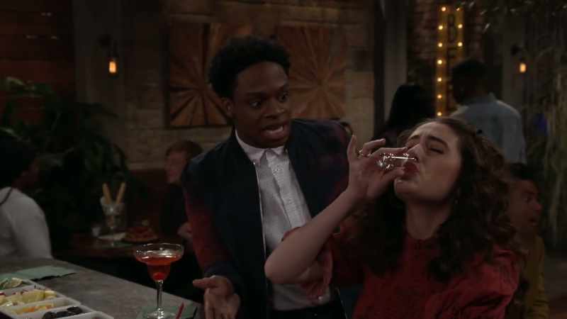 I‐I thought when I said have a drink