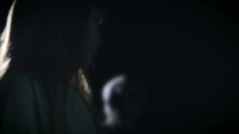 I was in a completely black space