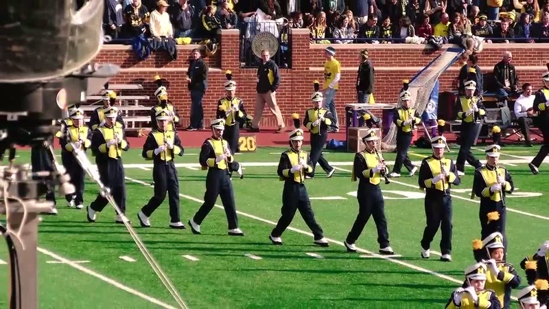 I was in a marching band in college