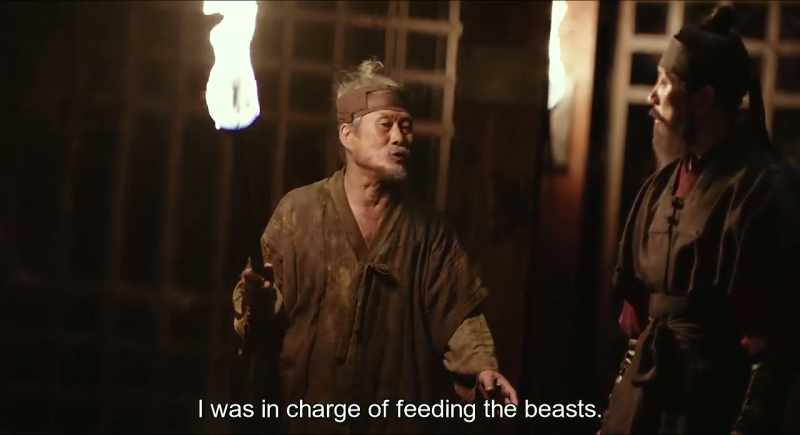 I was in charge of feeding the beasts