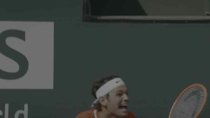 It is victory for Taylor Fritz