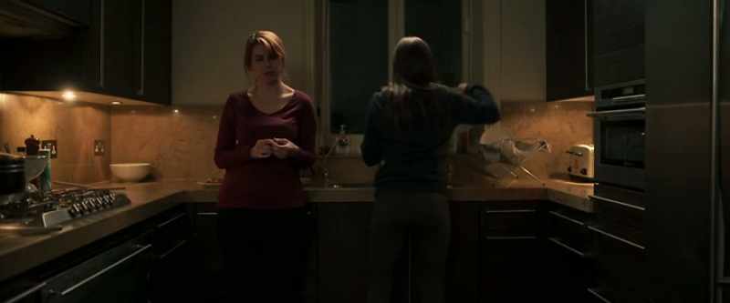 I was just clearing the table. - You barged straight through