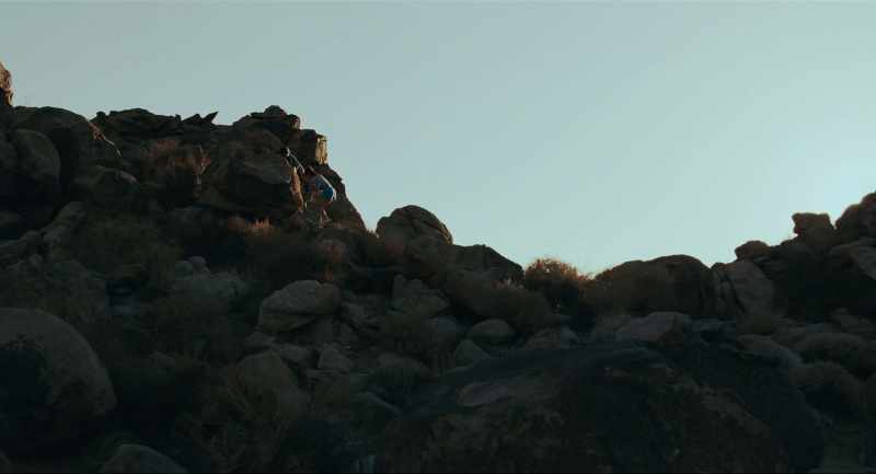 I just, you know, was hiking around and saw those rocks