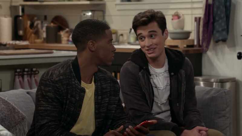 I just know you as Jackie's brother. [ Door opens ]