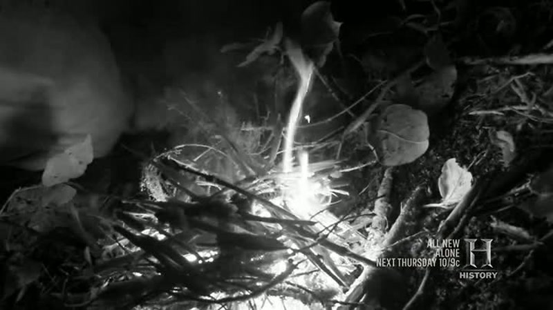 I just made a fire