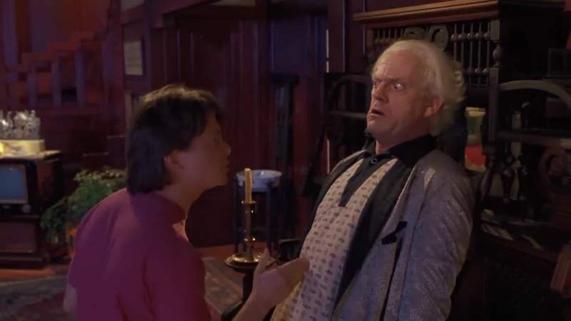 I just sent you back to the future