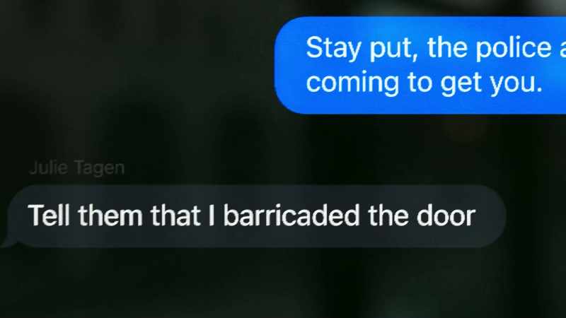 I just wanted to make sure they were in touch