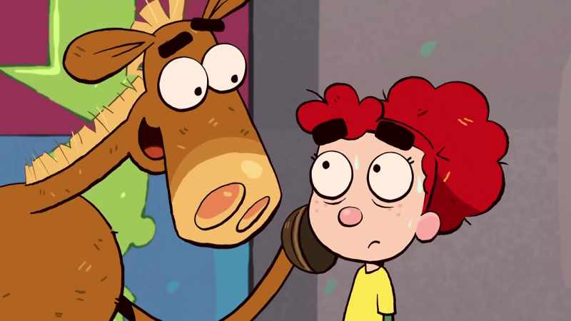 I knew you were scared. [laughs] - [laughs]