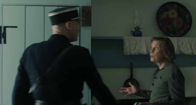 I know he is here - May I offer you something to eat?