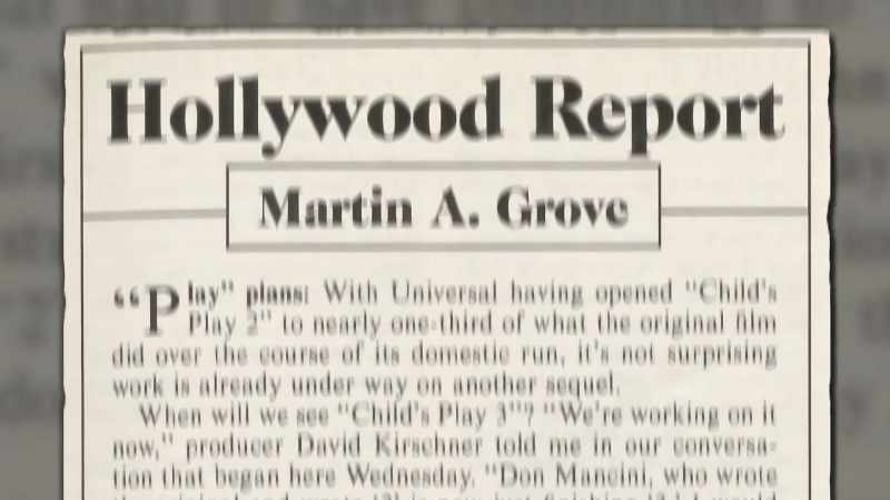 I know that the movie had tested well