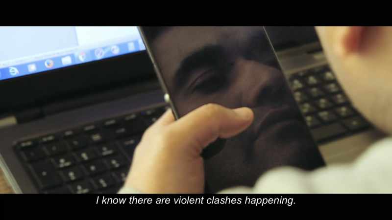 I know there are violent clashes happening