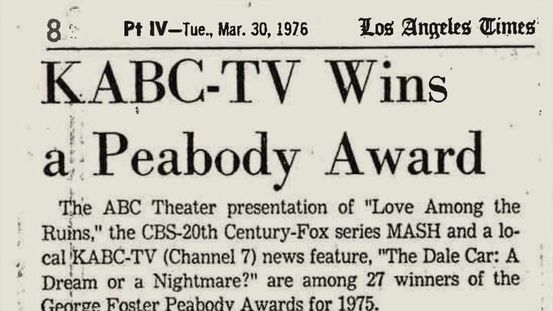 I left television in 1976