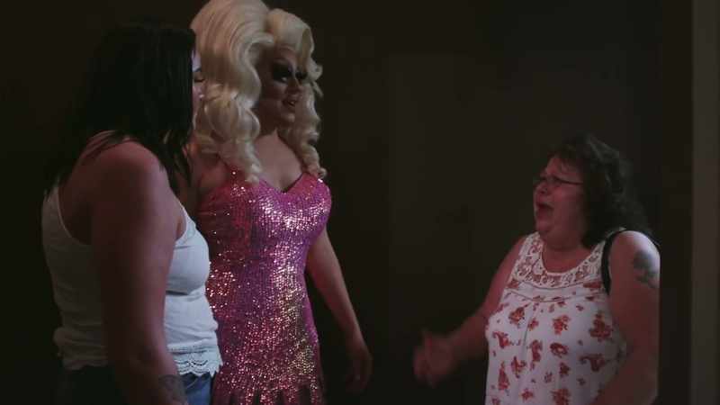 I was like, let's just do it the same. [TRIXIE CACKLES]