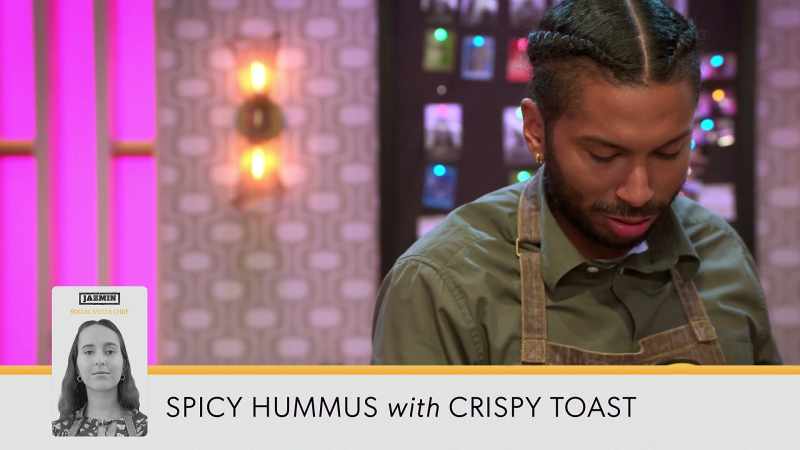 I like that. -This hummus was out of this world!