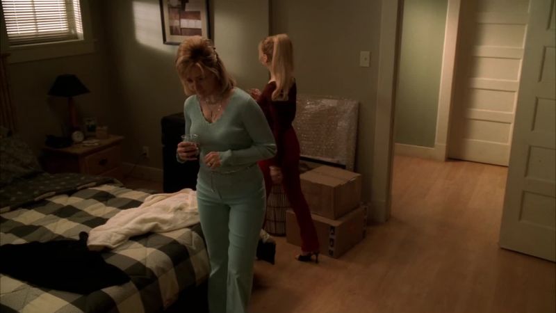 I love the pine flooring. -I know, it's so rustic