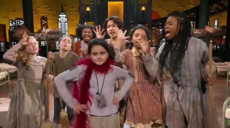 * I love you, Miss Hannigan *