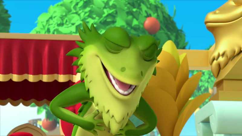 I, Madame, am no ordinary lizard
