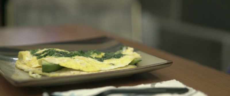 I made you a little surprise omelet