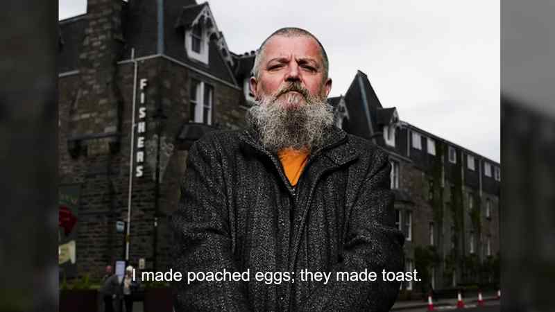 I made poached eggs, they made toast