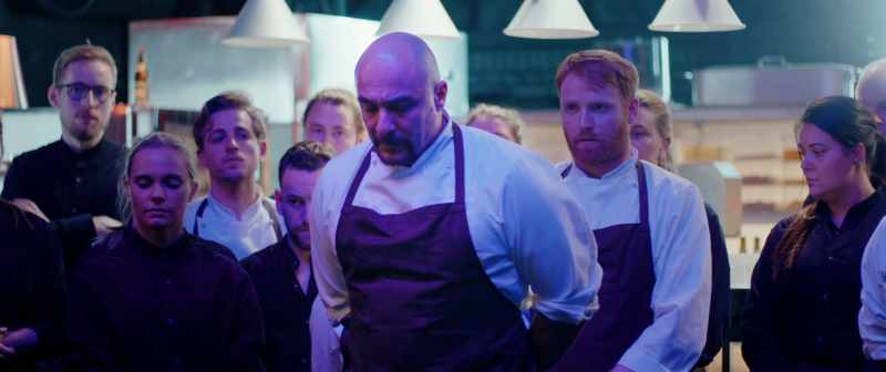 I make the starter... The oyster dish