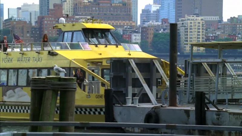 (man) Last call for express service to Wall Street
