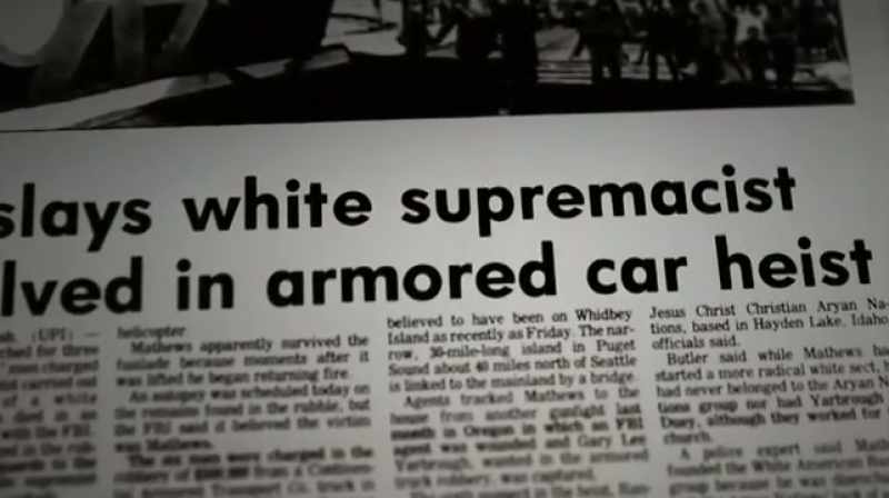 I mean, domestic terrorism now was top order