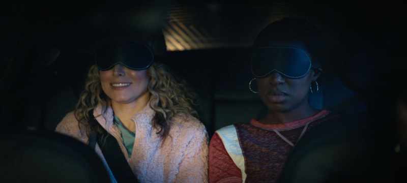 I mean, I've never been blindfolded before